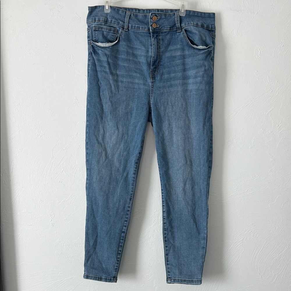 Celebrity Pink Blue Skinny Jeans